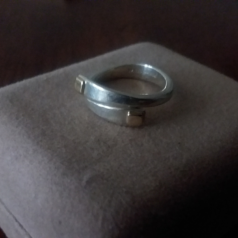 Sterling silver and 14k gold accents Authentic Ed